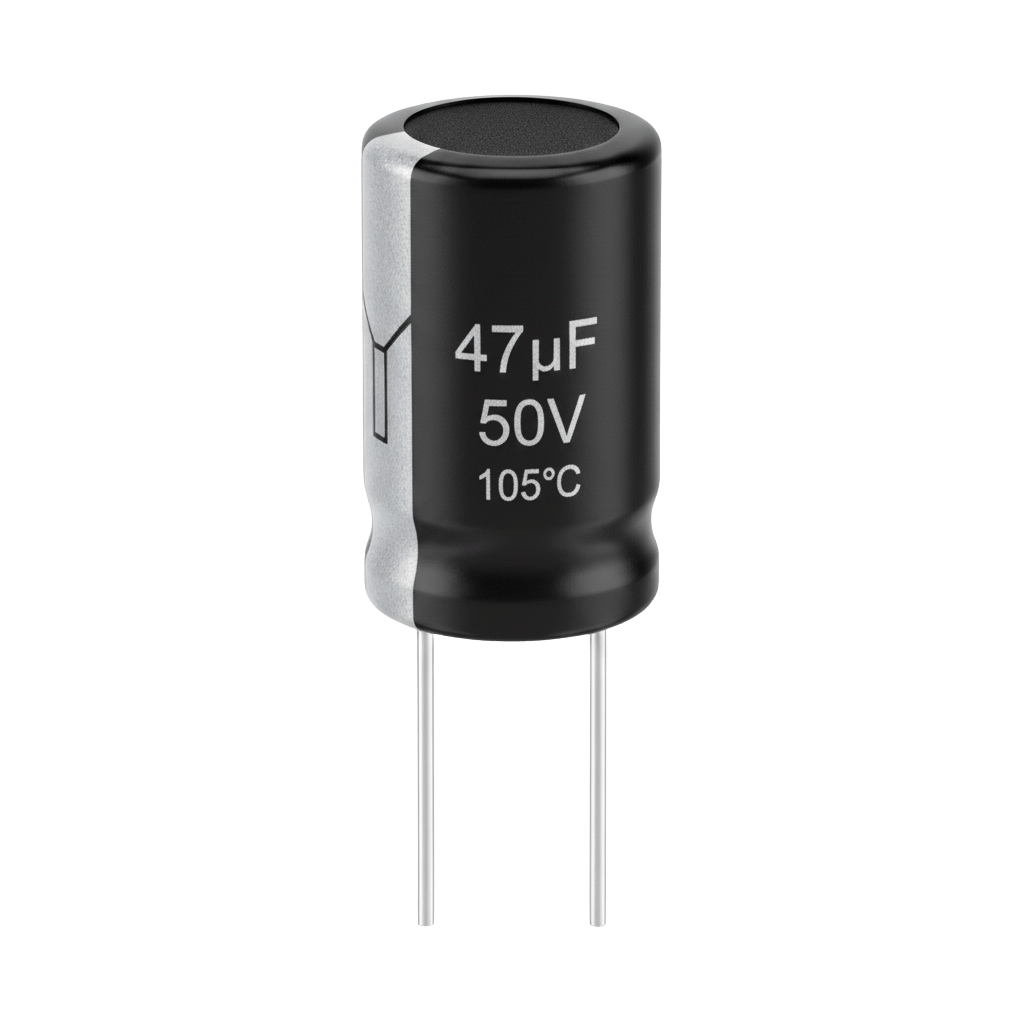 Condensateur électrolytique 47µF 50V 105°C pour amplificateurs - TogoMicroFarad Togo